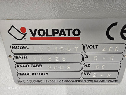 Kantenschuurmachine Volpato ook voor fineerkanten