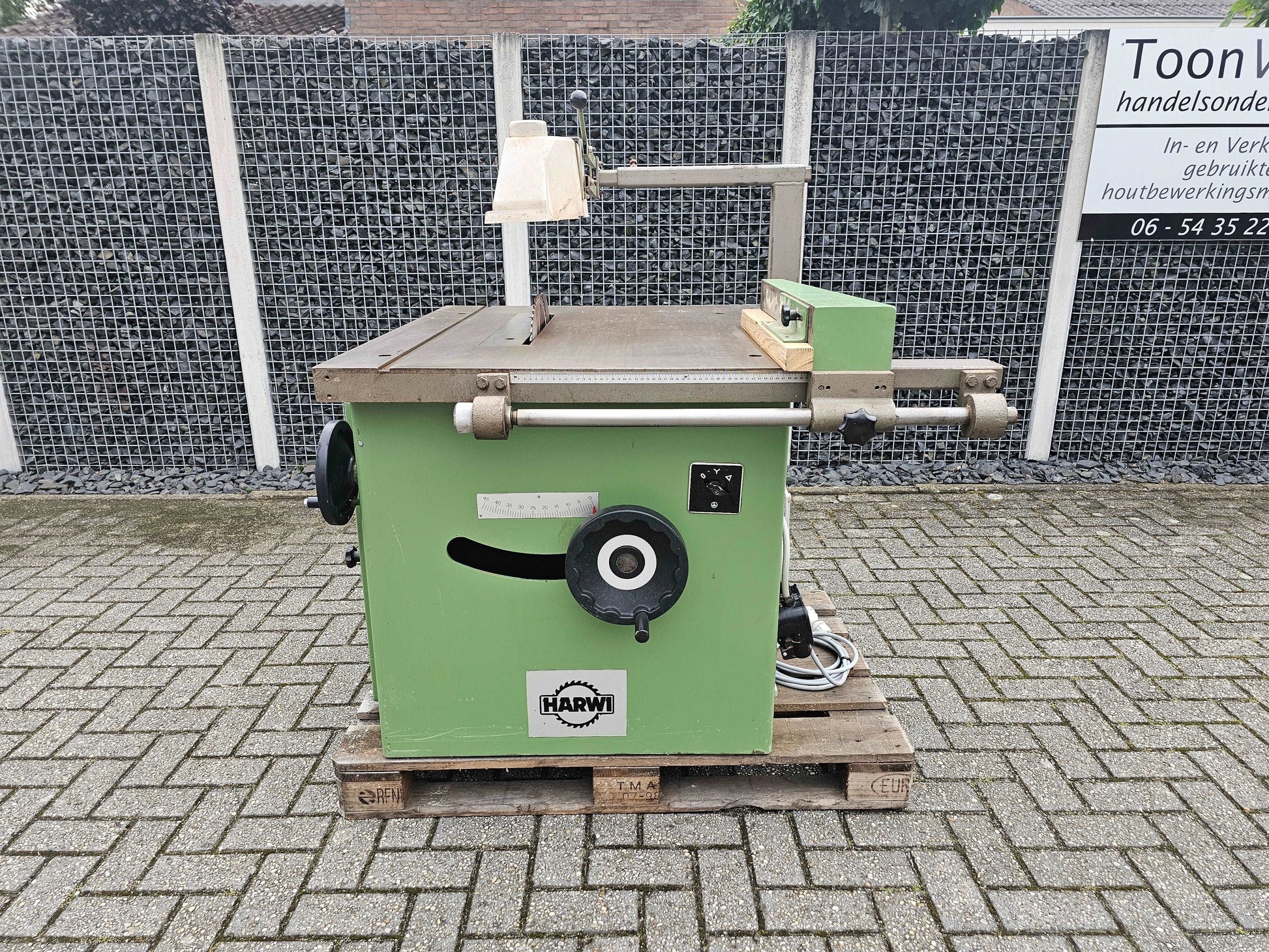 Harwi Cirkelzaag Type 130 Schuininstelbaar