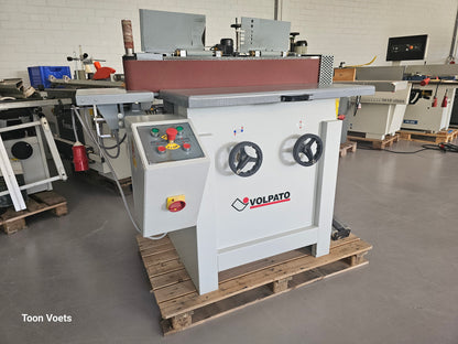 Kantenschuurmachine Volpato ook voor fineerkanten