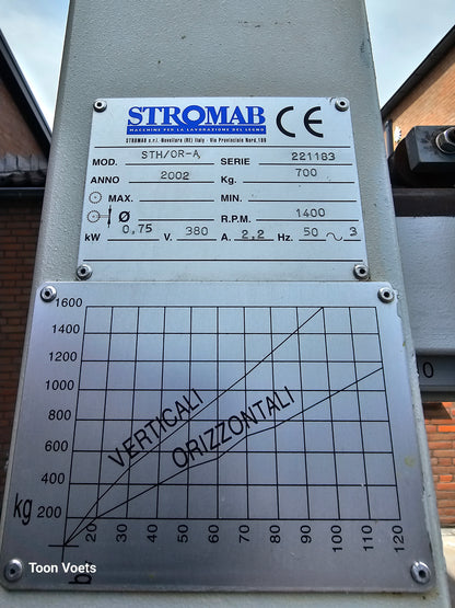 Opsluitbank  / Lijmpers hydraulisch Stromab